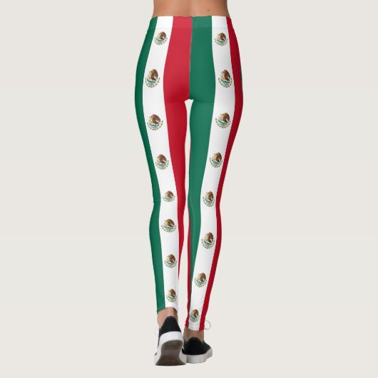 Leggings with flag of Mexico (Achterkant)