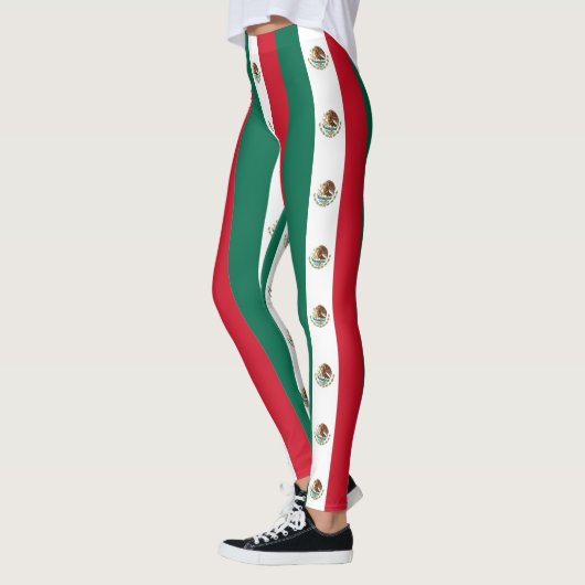 Leggings with flag of Mexico (Links)