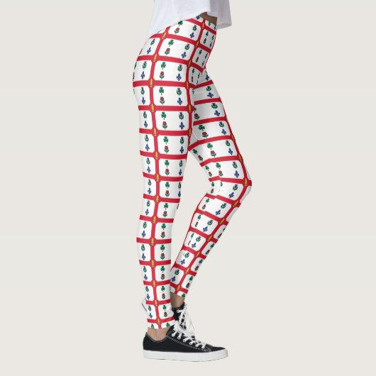Leggings with flag of Montreal, Canada (Rechts)
