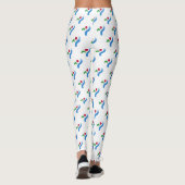 Leggings with flag of Seoul, South Korea (Achterkant)