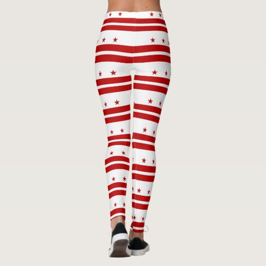 Leggings with flag of Washington DC, USA (Achterkant)