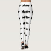 Leggings Witte schoen Doodle (Achterkant)