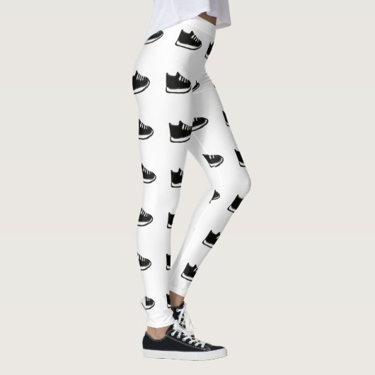 Leggings Witte schoen Doodle (Rechts)