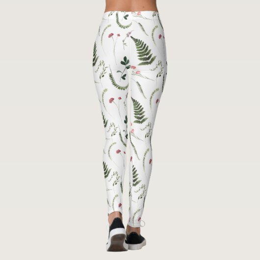Leggings Women - Floral Pattern (Achterkant)