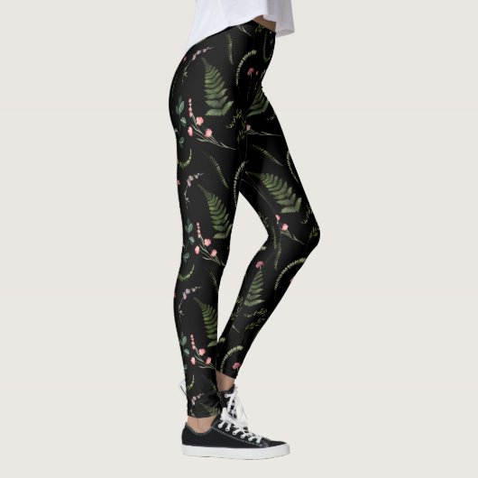Leggings Women - Floral Pattern (Rechts)
