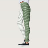 Leggings Women - Forest Green Pattern (Links)