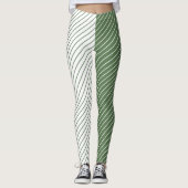 Leggings Women - Forest Green Pattern (Voorkant)