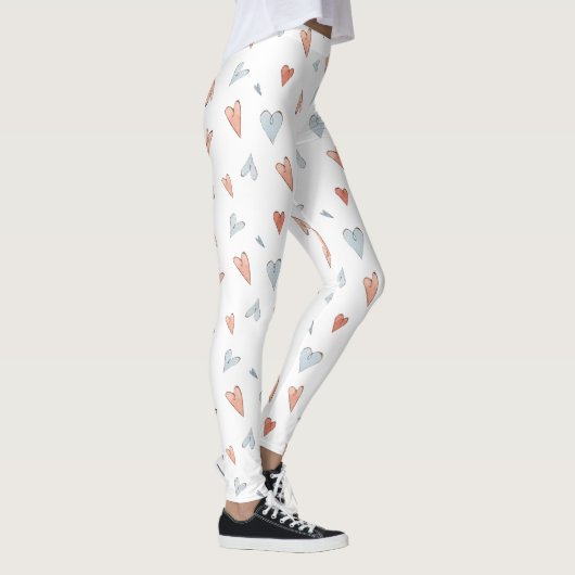 Leggings Women - Hearts Pattern (Rechts)