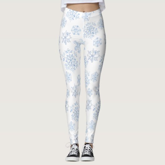 Leggings Women - Winter Pattern (Voorkant)