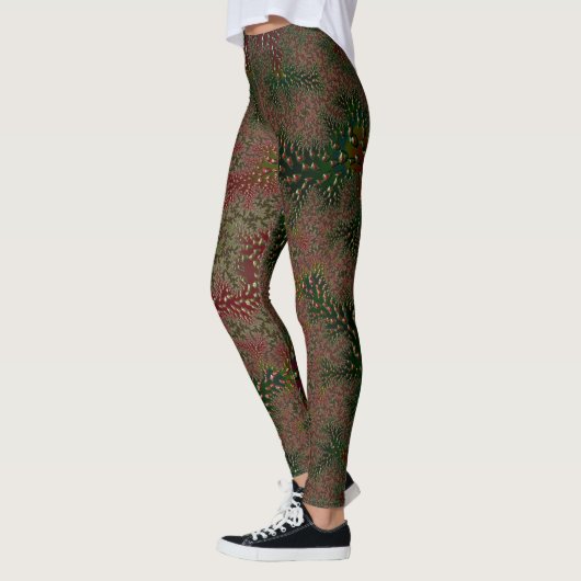 Leggings ~ Xmas red green~ Origineel (Links)