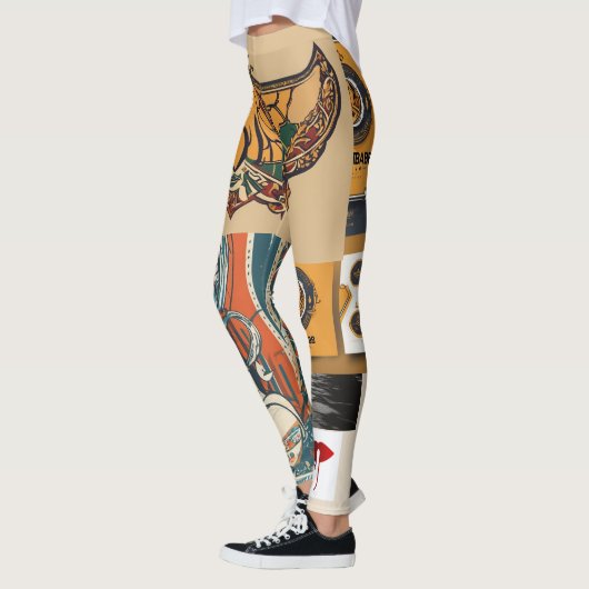 Leggings Yoga Comfort en Stijl voor Elke Pose" (Links)