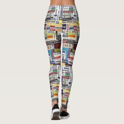 Leggings Yoga Gym Oefening (Achterkant)