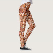 Leggings Yoga Pants Gingerbrood Cookie (Rechts)