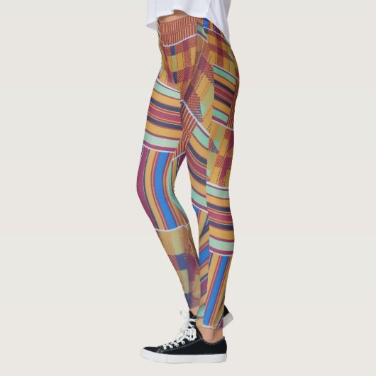 Leggings Yoga Stretch Pants African Pattern (Links)