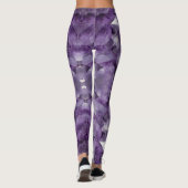 Leggings Yogabroek Amethist Kristallen (Achterkant)
