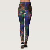 Leggings Yogabroek Fiery Opal (Achterkant)