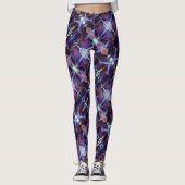 Leggings Yogabroek Fluorietkristallen (Voorkant)