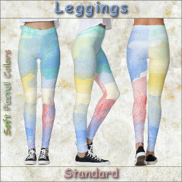 LEGGINGS - Zachte pasteelkleuren