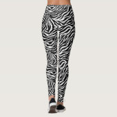 Leggings-Zebra afdrukken voor vrouwen Leggings (Achterkant)