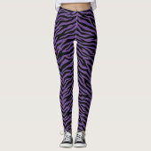 Leggings-Zebra afdrukken voor vrouwen Leggings (Voorkant)