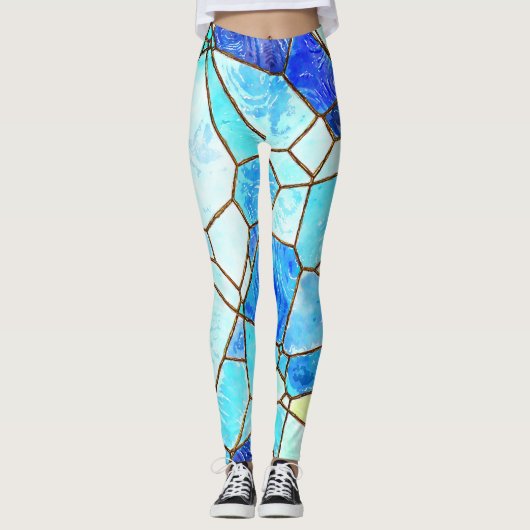 Leggings zijn kleurrijk en uniek voor vrouwen (Voorkant)