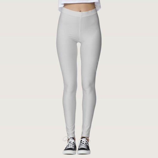 Leggings - Zilverglaasde glam (Voorkant)