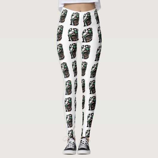 Leggings Zombie Head (Voorkant)