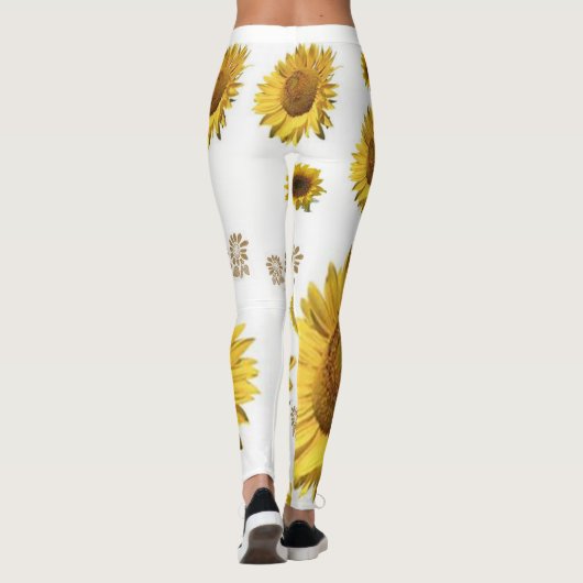 leggings zonnebloemen (Achterkant)