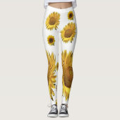 leggings zonnebloemen (Voorkant)
