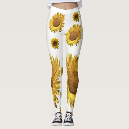 leggings zonnebloemen (Voorkant)