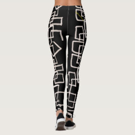 Leggings zwart-wit