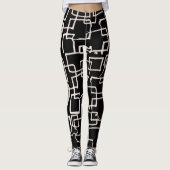 Leggings zwart-wit (Voorkant)