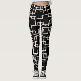 Leggings zwart-wit