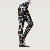Leggings zwart-wit (Rechts)