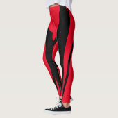 Leggings zwart-wit, voor vrouwen (Links)
