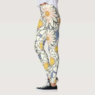 leggings zzzle , de grote bloemen van vrouwen