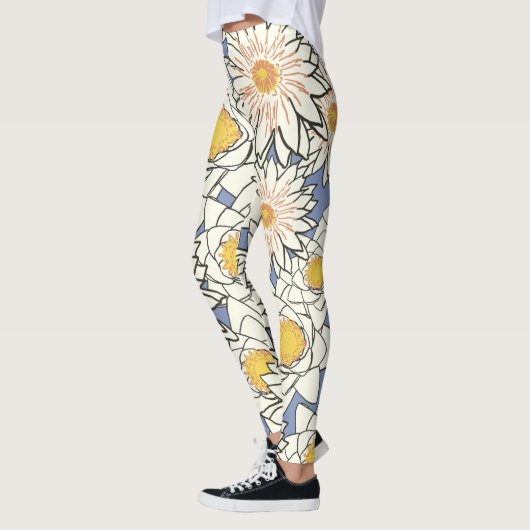 leggings zzzle , de grote bloemen van vrouwen (Links)