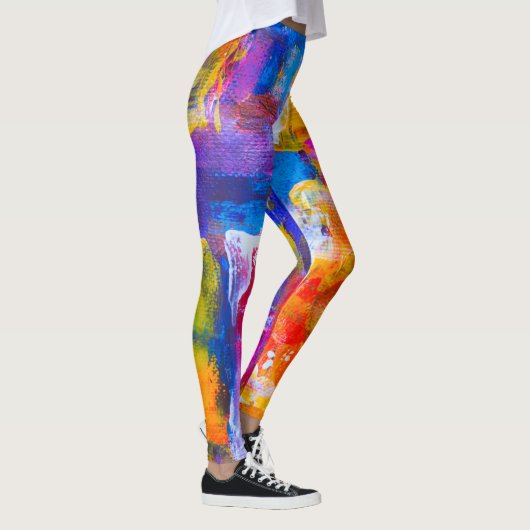 leggins arte abstracto en multicolor leggings (Rechts)