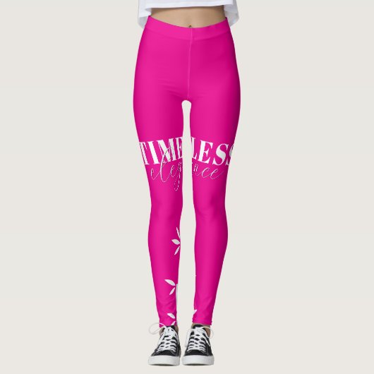 Leggins (levendig roze) leggings (Voorkant)