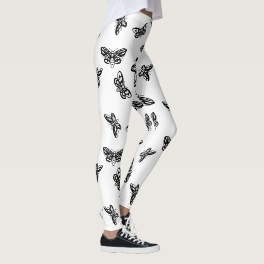Leggins Moths Pattern Leggings (Rechts)