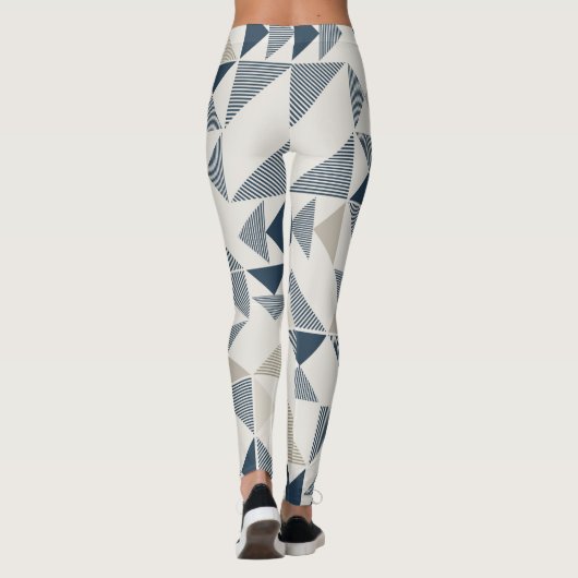 leggins mujer figuras geométricas triangulares leggings (Achterkant)