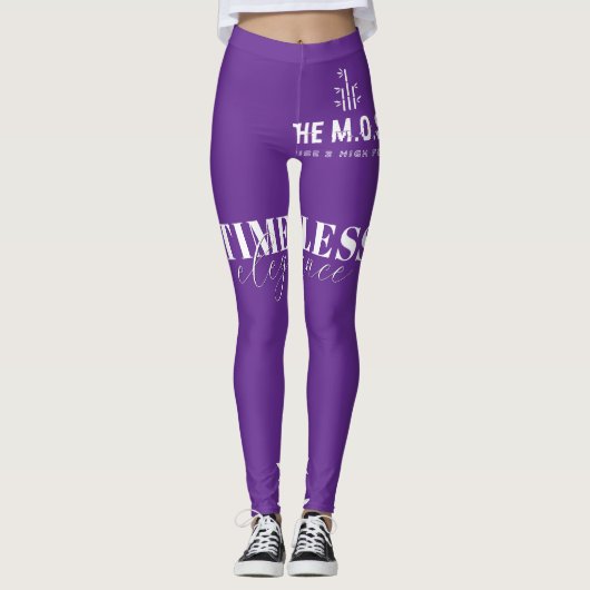 Leggins(Paars) Leggings (Voorkant)