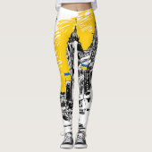 Leggins - Ukraine Motiv Leggings (Voorkant)