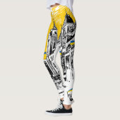 Leggins - Ukraine Motiv Leggings (Links)