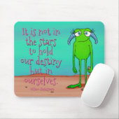 Leggs, met quote mousepad muismat (Met muis)