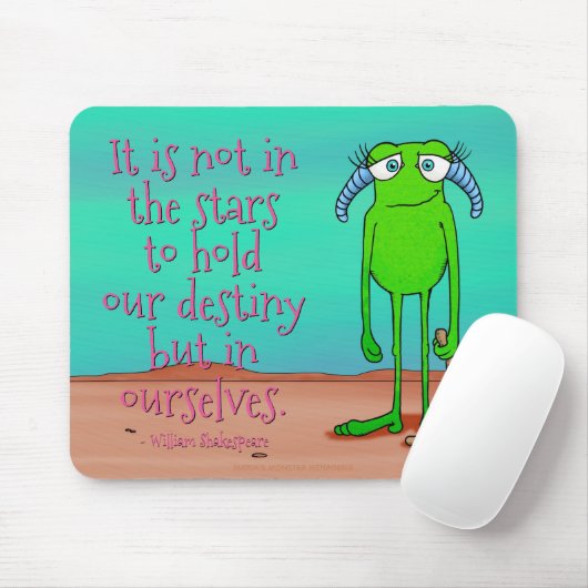 Leggs, met quote mousepad muismat (Met muis)