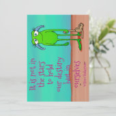 Leggs with quote, holiday card feestdagenkaart (Staand voorkant)