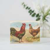 Leghorens Briefkaart (Staand voorkant)