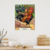  Leghorn Chicken Poster (Keuken)