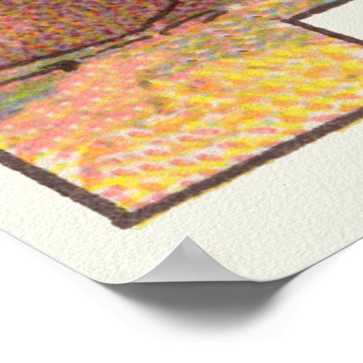  Leghorn Chicken Poster (Hoek)